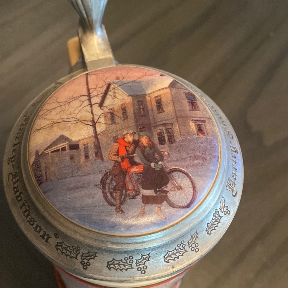Harley Davidson Holiday memories collection beer stein-1994 made in Germany